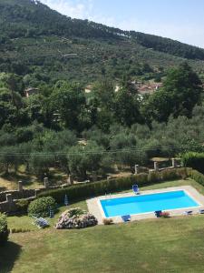 Villa Ilaria veya yakınında bir havuz manzarası