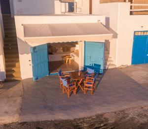 Patio nebo venkovní prostory v ubytování Beach Suite Syrma