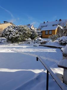 겨울의 Ferienhaus "Am Gehre"