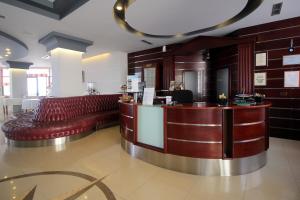 El vestíbulo o zona de recepción de Hotel Saranda International
