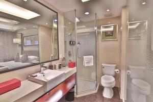 Koupelna v ubytování SSAW Boutique Hotel Shanghai Hongkou