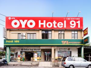 Certifikát, hodnocení, plakát nebo jiný dokument vystavený v ubytování OYO 91130 Hotel 91 Bukit Mewah