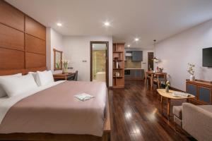 Postel nebo postele na pokoji v ubytování KEGON Hotel + 34 fotografií