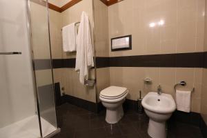 Koupelna v ubytování Grande Albergo Maugeri