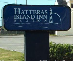 Ein Zertifikat, Auszeichnung, Logo oder anderes Dokument, das in der Unterkunft Hatteras Island Inn ausgestellt ist