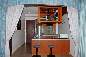 Kuchyň nebo kuchyňský kout v ubytování Weekender Resort
