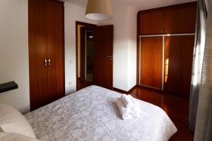 Кровать или кровати в номере A Ilha do Lindo Vale