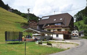 ein Haus an der Seite eines Hügels in der Unterkunft Beautiful Home In B, Peterstal-griesbach With Sauna, Wifi And 1 Bedrooms in Bad Peterstal-Griesbach