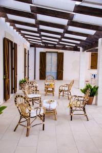 A seating area at Masseria Vignenove