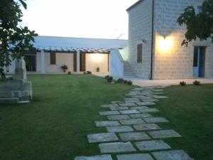 A garden outside Masseria Vignenove