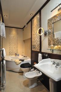 Koupelna v ubytování Hotel Bonconte