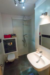 Vannituba majutusasutuses Apartament 'Aleks' Tykocin