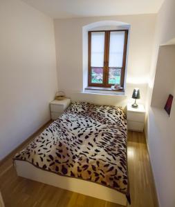 Postel nebo postele na pokoji v ubytování Apartament 'Aleks' Tykocin