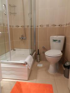 A bathroom at Hagia Sophia Apartment