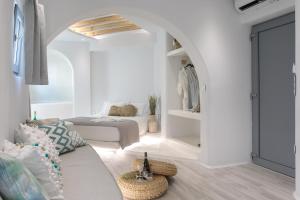 Posezení v ubytování Majestique of Naxos luxury suites