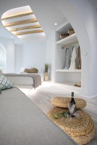 Posezení v ubytování Majestique of Naxos luxury suites