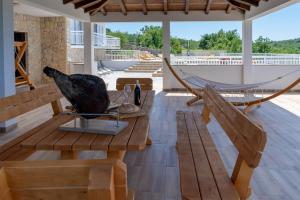 Balkón nebo terasa v ubytování Holiday home Danica