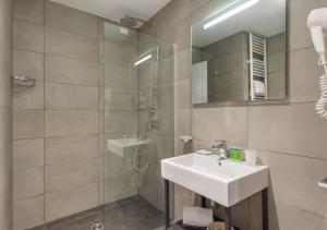 Koupelna v ubytování Camplus Pietralata - Casa per Ferie