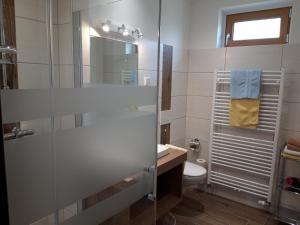 Koupelna v ubytování Ferienhaus Bernadette + 27 fotografií