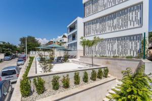 Το κτήριο όπου στεγάζεται  το διαμέρισμα