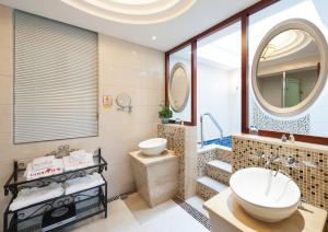 حمام في Good View Hotel Tangxia - 15 mins drive from Dongguan South Railway Station
