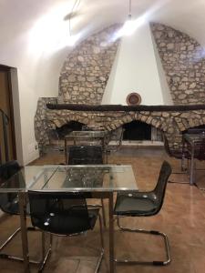 Posezení v ubytování La Colombaia