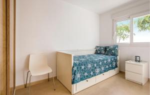 Ένα ή περισσότερα κρεβάτια σε δωμάτιο στο Nice Apartment In Alhama De Murcia