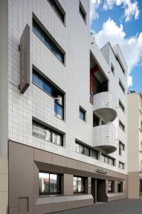 Budova, kde se aparthotel nachází