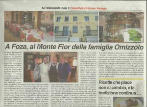 Fotografie z fotogalerie ubytování Hotel Monte Fior v destinaci Foza