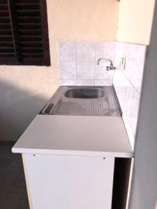 Kuchyň nebo kuchyňský kout v ubytování Apartments Vretenicic