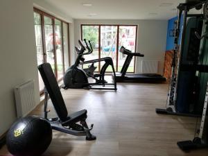 Posilňovňa alebo fitness centrum v ubytovaní RAFA Apartments