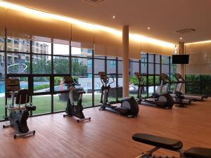 Fitness centrum a/nebo fitness zařízení v ubytování Rain Cha-am Huahin by Smiley