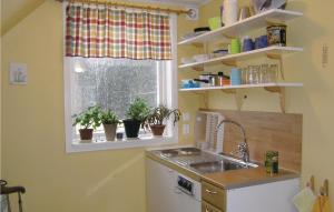 Kuchyň nebo kuchyňský kout v ubytování Gorgeous Apartment In Forsheda With Kitchenette