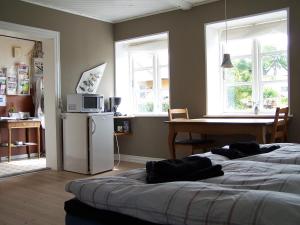 Postel nebo postele na pokoji v ubytování Møllehusets Bed & Breakfast