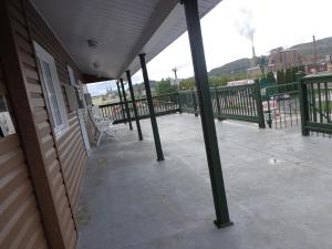Balkón nebo terasa v ubytování Happy Motel