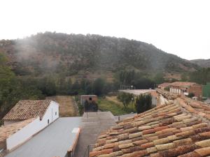 a view from the roof of a building at La Barbacana in Tramacastiel