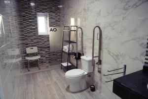 Koupelna v ubytování Apartamentos Ondeanos