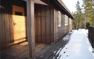 Four-Bedroom Holiday Home In Eggedal v zimě