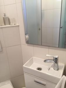 Koupelna v ubytování Apartmani Vela Luka