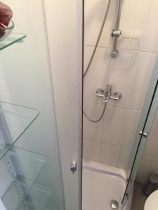 Koupelna v ubytování Apartmani Vela Luka
