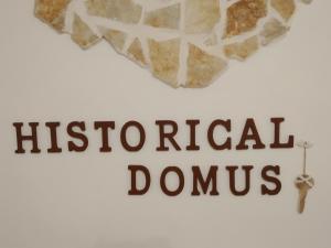 Certifikát, hodnocení, plakát nebo jiný dokument vystavený v ubytování Historical Domus