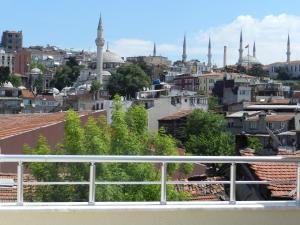 A general view of Isztambul or a view of the city taken from Az apartmant