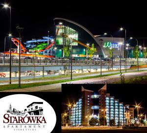 Nespecifikovaný výhled na destinaci Tychy nebo výhled na město při pohledu z apartmánu