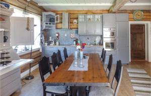 Ett kök eller pentry på Awesome Home In Vg With House Sea View