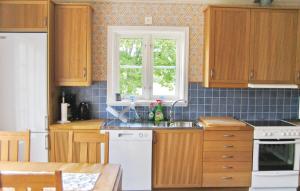 Ett kök eller pentry på 2 Bedroom Beautiful Home In Dals Rostock