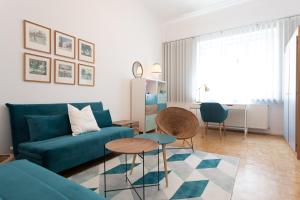 Część wypoczynkowa w obiekcie Vintage Design Apartment