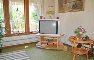 SvanesundにあるAmazing Home In Svanesund With Kitchenのリビングルーム(テレビ付)