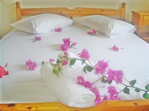 Кровать или кровати в номере Villa Theodora