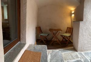 A seating area at Casa Pietra