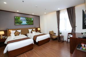 Ένα ή περισσότερα κρεβάτια σε δωμάτιο στο Nagila Boutique Hotel
